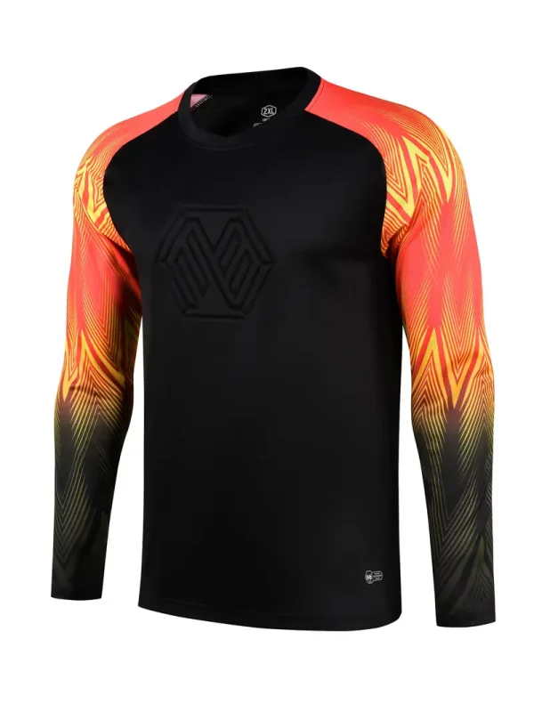 Camiseta de Portero de Fútbol para Hombre con Protector de Pecho y Coderas