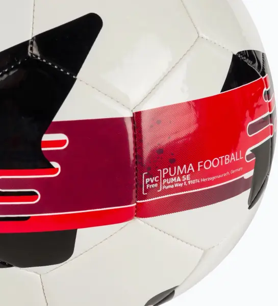 51105-6894480de76e7 Balón de fútbol Puma ORBITA 6 MS – Blanco, Negro y Rojo, Talla 4