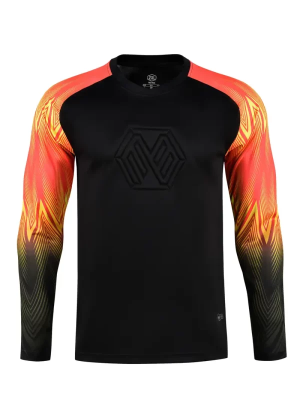 Camiseta de Portero de Fútbol para Hombre con Protector de Pecho y Coderas